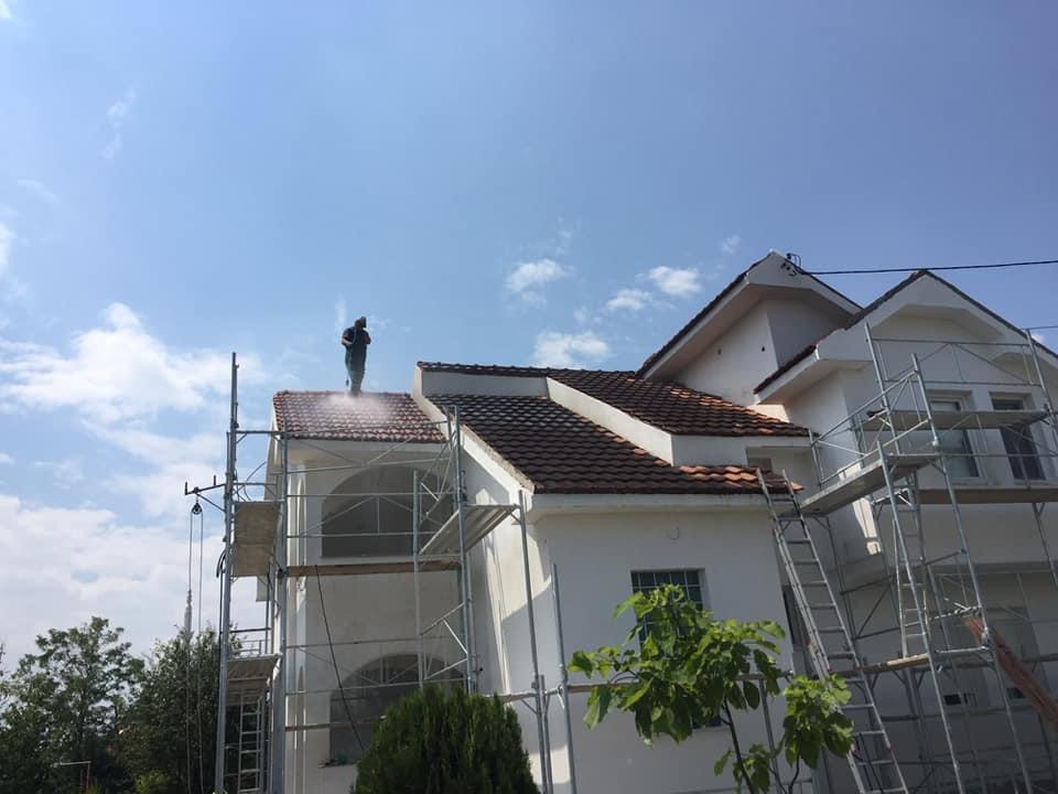 Čiščenje in barvanje strešnikov