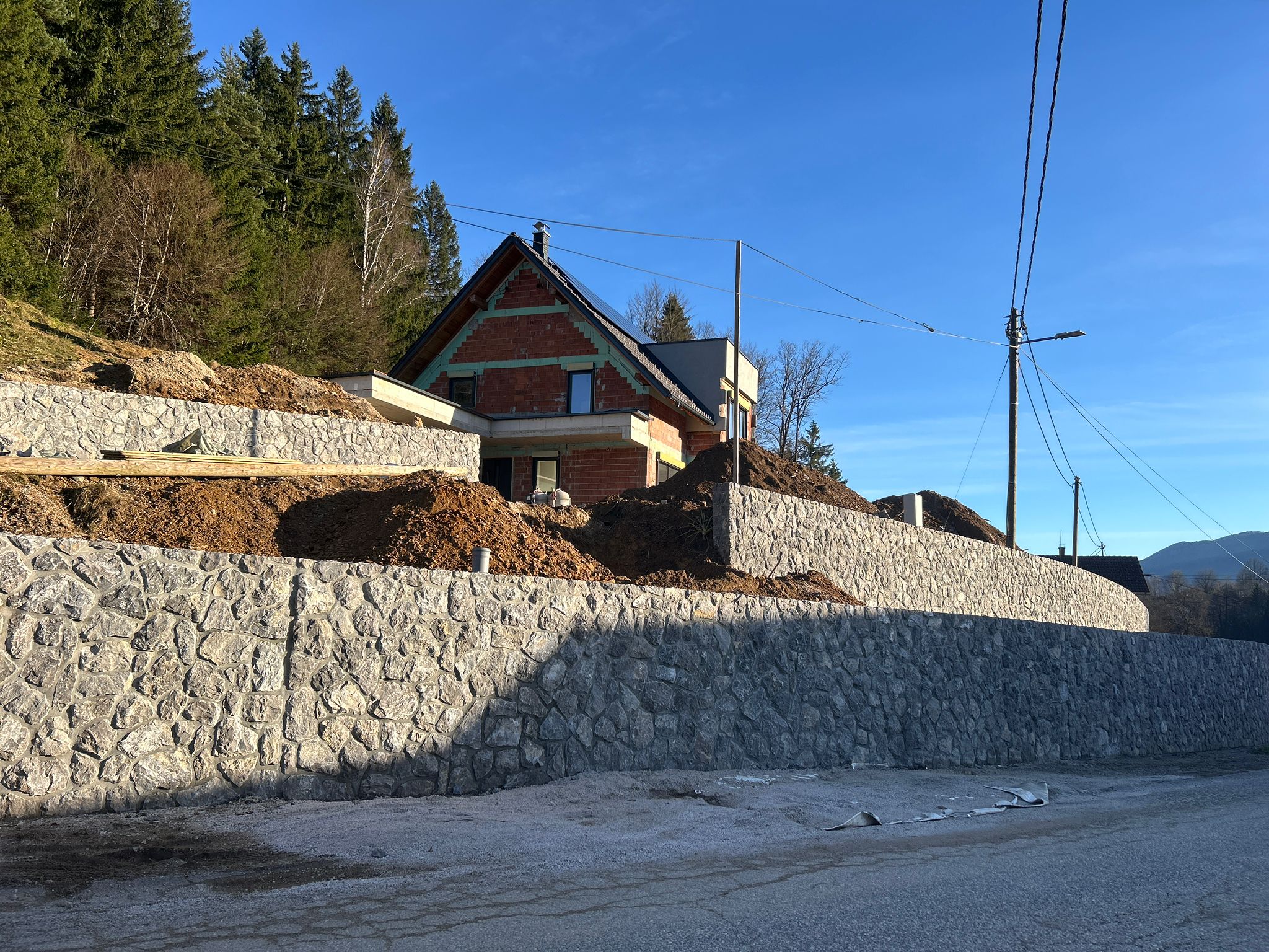 Kamniti oporni zidovi – Ribnica